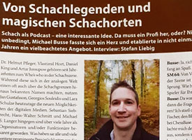 Mein Interview im Schachmagazin 64